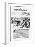 Settling a Score, 1606-Theodore de Bry-Framed Giclee Print