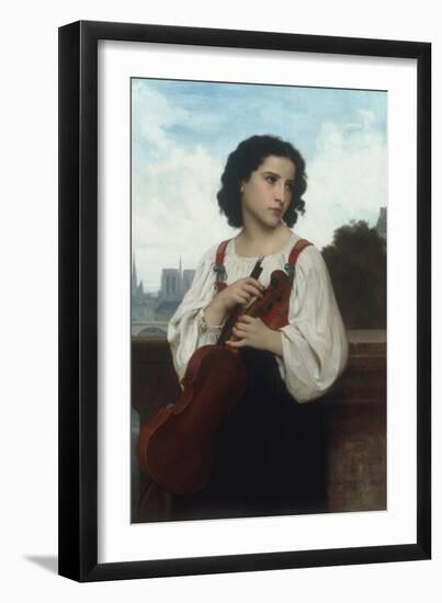 Seule au monde (Alone in the World), c.1867-William Adolphe Bouguereau-Framed Premium Giclee Print