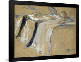 Seule-Henri de Toulouse-Lautrec-Framed Giclee Print