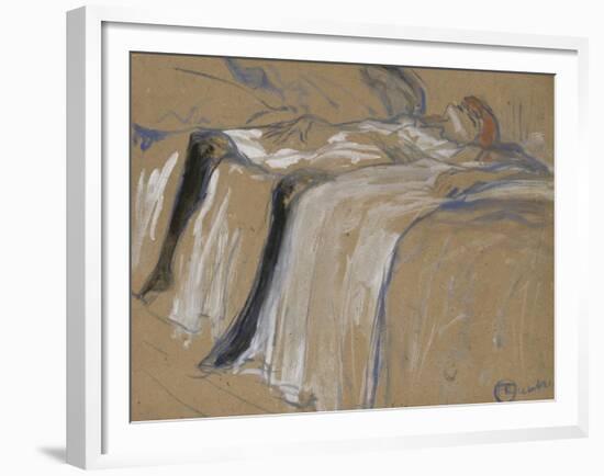 Seule-Henri de Toulouse-Lautrec-Framed Giclee Print