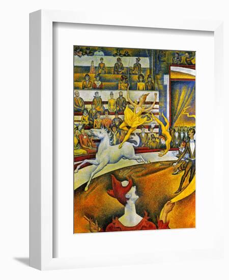 Seurat: Circus, 1891-Georges Seurat-Framed Giclee Print