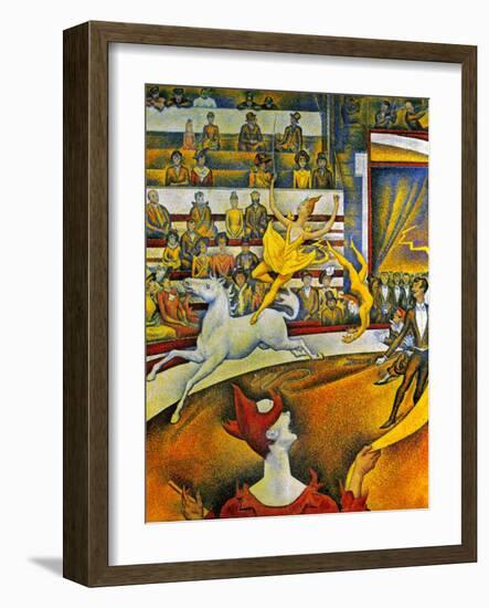 Seurat: Circus, 1891-Georges Seurat-Framed Giclee Print