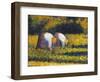 Seurat: Farm Women, C1882-Georges Seurat-Framed Giclee Print