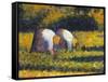 Seurat: Farm Women, C1882-Georges Seurat-Framed Stretched Canvas