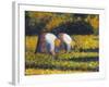 Seurat: Farm Women, C1882-Georges Seurat-Framed Giclee Print