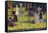 Seurat: Grande Jatte, 1884-Georges Seurat-Framed Stretched Canvas