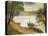 Seurat: Gray Weather-Georges Seurat-Stretched Canvas