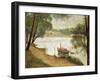 Seurat: Gray Weather-Georges Seurat-Framed Giclee Print