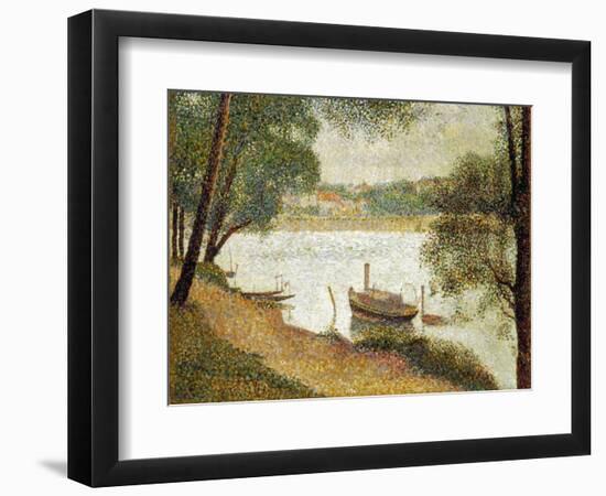 Seurat: Gray Weather-Georges Seurat-Framed Giclee Print