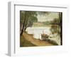 Seurat: Gray Weather-Georges Seurat-Framed Giclee Print