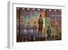 Seurat: La Parade-Georges Seurat-Framed Giclee Print