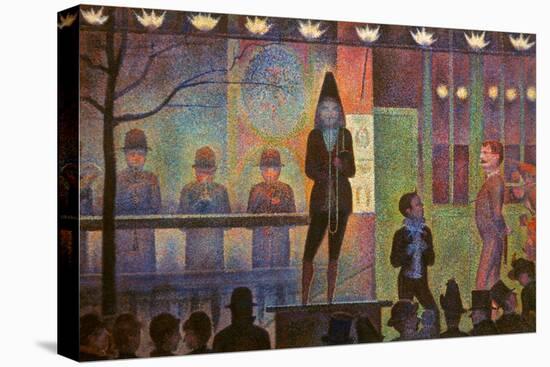 Seurat: La Parade-Georges Seurat-Stretched Canvas