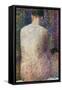 Seurat: Model, C1887-Georges Seurat-Framed Stretched Canvas