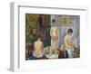 Seurat: Models, C1866-Georges Seurat-Framed Giclee Print