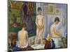 Seurat: Models, C1866-Georges Seurat-Mounted Giclee Print