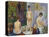 Seurat: Models, C1866-Georges Seurat-Stretched Canvas