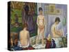 Seurat: Models, C1866-Georges Seurat-Stretched Canvas