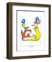 Seuss Treasures Collection II - Fox in Socks (white)-Theodor (Dr. Seuss) Geisel-Framed Art Print