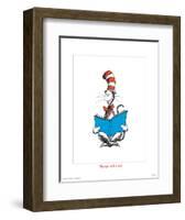 Seuss Treasures Collection III - The Cat in the Hat (white)-Theodor (Dr. Seuss) Geisel-Framed Art Print