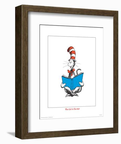 Seuss Treasures Collection III - The Cat in the Hat (white)-Theodor (Dr. Seuss) Geisel-Framed Art Print