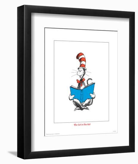 Seuss Treasures Collection III - The Cat in the Hat (white)-Theodor (Dr. Seuss) Geisel-Framed Art Print