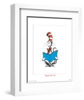 Seuss Treasures Collection III - The Cat in the Hat (white)-Theodor (Dr. Seuss) Geisel-Framed Art Print