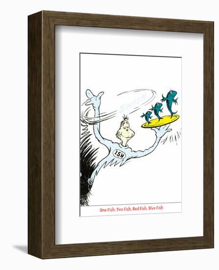 Seuss Treasures Collection IV - One Fish Two Fish Red Fish Blue Fish-Theodor (Dr. Seuss) Geisel-Framed Art Print