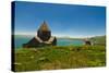 Sevanavank by Lake Sevan, Armenia-Michael Runkel-Stretched Canvas