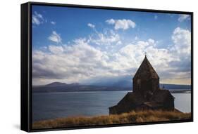 Sevanavank Monastery, Lake Seven, Armenia, Central Asia, Asia-Jane Sweeney-Framed Stretched Canvas