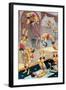 Seven Acrobats-null-Framed Giclee Print