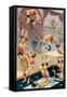 Seven Acrobats-null-Framed Stretched Canvas