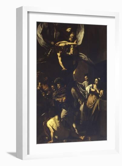 Seven Acts of Mercy-Caravaggio-Framed Art Print