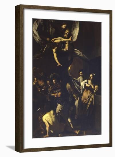 Seven Acts of Mercy-Caravaggio-Framed Art Print