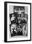 Seven Bodybuilding Champions-null-Framed Art Print