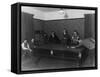 Seven Boys Play a Game of Snooker During an Evening at a Boys Club-null-Framed Stretched Canvas