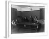 Seven Boys Play a Game of Snooker During an Evening at a Boys Club-null-Framed Photographic Print