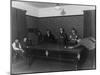 Seven Boys Play a Game of Snooker During an Evening at a Boys Club-null-Mounted Photographic Print