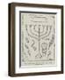 Seven-Branched Candlestick in the Jewish Catacombs, Rome-null-Framed Giclee Print