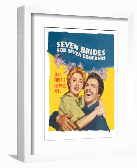 Seven Brides for Seven Brothers, 1954-null-Framed Premium Giclee Print