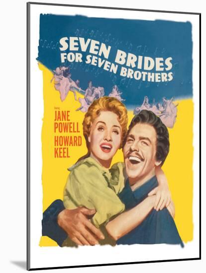 Seven Brides for Seven Brothers, 1954-null-Mounted Art Print