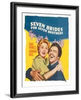 Seven Brides for Seven Brothers, 1954-null-Framed Art Print