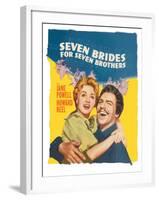 Seven Brides for Seven Brothers, 1954-null-Framed Art Print