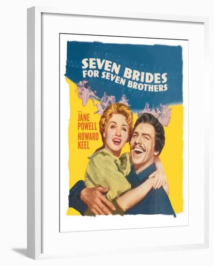 Seven Brides for Seven Brothers, 1954-null-Framed Art Print
