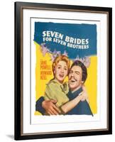 Seven Brides for Seven Brothers, 1954-null-Framed Art Print