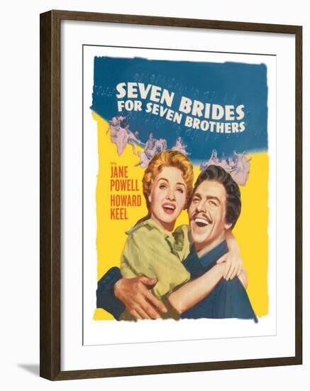 Seven Brides for Seven Brothers, 1954-null-Framed Art Print