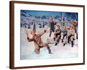 Seven Brides For Seven Brothers, 1954-null-Framed Photo