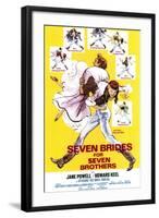 Seven Brides for Seven Brothers, 1954-null-Framed Art Print