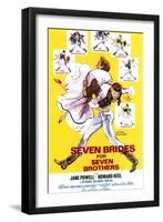 Seven Brides for Seven Brothers, 1954-null-Framed Art Print