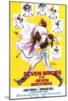 Seven Brides for Seven Brothers, 1954-null-Mounted Art Print