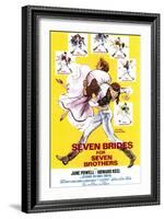 Seven Brides for Seven Brothers, 1954-null-Framed Art Print